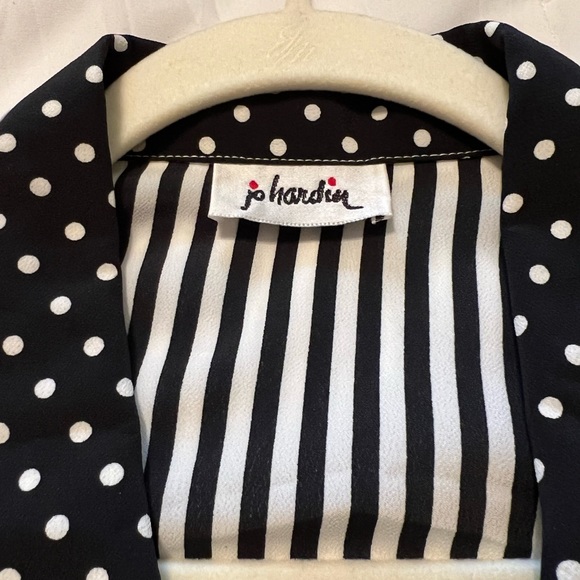 Jo Hardin stripped blouse with side vents - Picture 6 of 7